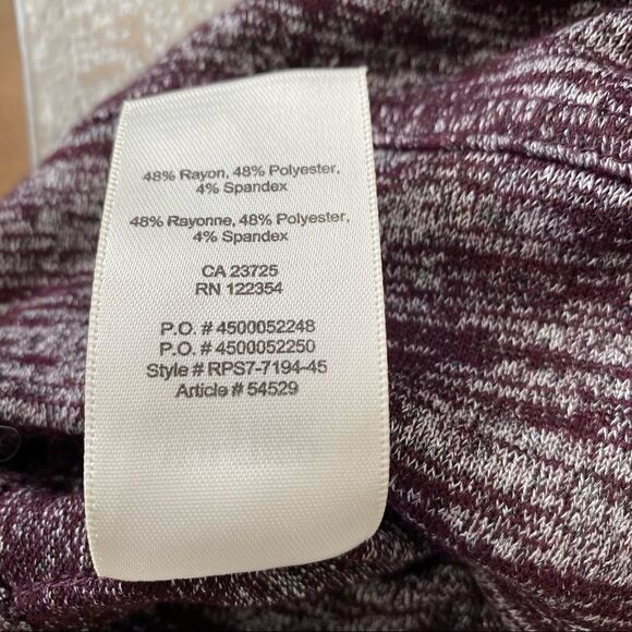 Aritiza-Wilfred Free Shields Heather Purple Midi Wrap Skirt (Medium) - Picture 7 of 8